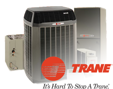 Image result for trane gas furnace and heat pump with evaporator