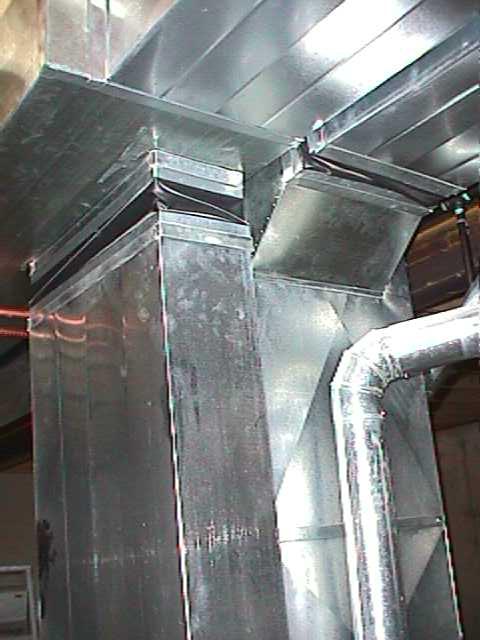 Example of new ductwork.